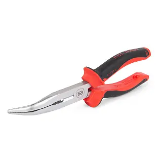 Длинногубцы изогнутые 200 мм диэлектрические серии СТАНДАРТ