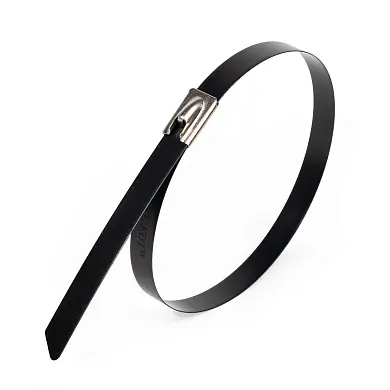 Стяжки крепежные из нержавеющей стали AISI 304 с полимерным покрытием в мини-упаковке (Fortisflex)