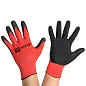 Перчатки PROFI нейлоновые с рельефным латексом EKF Expert