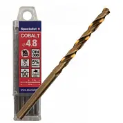 Сверло по металлу 4.8мм кобальт 5% 10шт