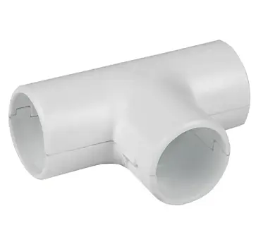 Тройник соединительный для трубы 25 мм (5 шт) белый EKF-Plast
