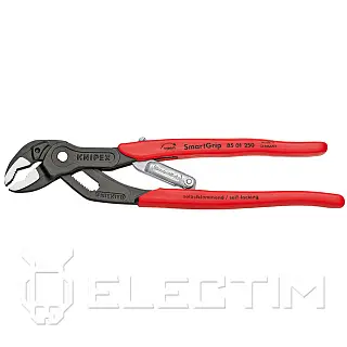 Клещи переставные SmartGrip®, 32 мм (1 1/4"), под ключ 36 мм, L-250 мм, Cr-V, чёрные (KNIPEX)