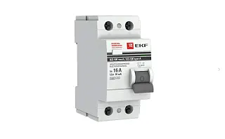 Устройство Защитного Отключения ВД-100 2P 16А/30мА (эл-мех, тип А) EKF PROxima