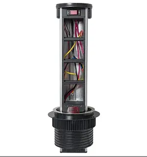 Встраиваемая мини-колонна с беспроводной зарядкой 15Вт, 8 модулей C-Line