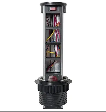 Встраиваемая мини-колонна с беспроводной зарядкой 15Вт, 8 модулей C-Line