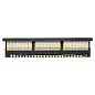 Патч-панель TERACOM PRO 19'' Cat.5E 1U полный экран STP 24 порта RJ-45 Dual IDC с органайзером