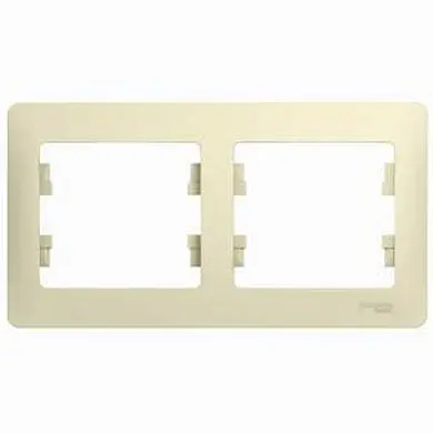 ШЭ Глосса Рамка 2-я гориз. GSL000202 (беж)