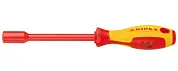 Ключ торцевой шестигранный с отвёрточной рукояткой VDE 1000V, размер под ключ 10 мм, L-237 мм (KNIPE