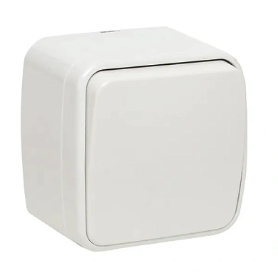 Минск Выключатель 1-клавишный ОП 10А белый EKF