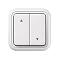 Выключатель, для жалюзи СП, винтовые клеммы белый, Бронто EKF