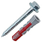 Дюбель распорный с саморезом 10x50 ( 4шт упак.) Fischer блистер