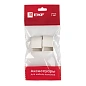 Заглушка (25х16) (4 шт) белая EKF-Plast
