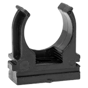 Крепеж-клипса для ручного монтажа d25 мм (100 шт) черная EKF-Plast