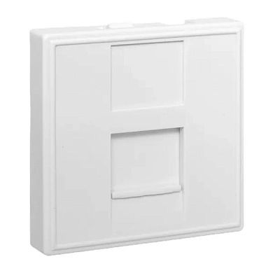 Розетка RJ45 кат. 6, 2 модуля EKF