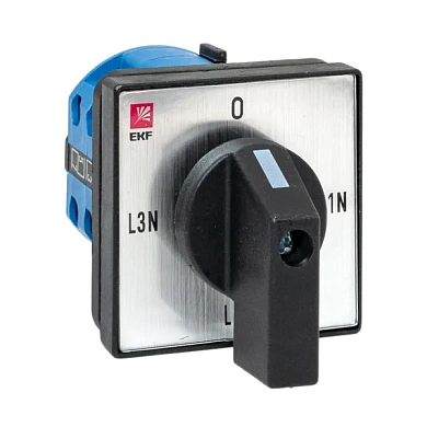 Переключатель кулачковый ПК-1-84 10А 4P для вольтметра (для фазного напряжения) EKF PROxima