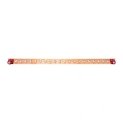 Главная заземляющая шина с изоляторами на 20 подключений ГЗШ-20 Сu EKF