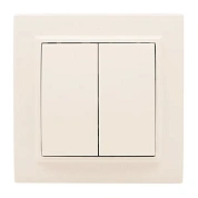 Минск Выключатель 2-кл. СП 10А бежевый EKF