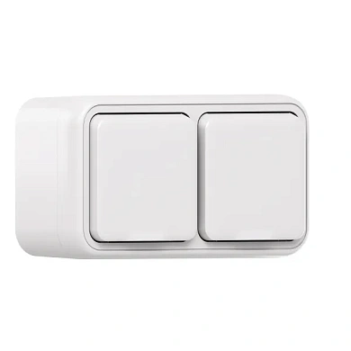 Роз., 2мест., ОП винт. клеммы бел. Бронто EKF