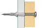 Дюбель универсальный 10x60 с бортом UX  ( 6шт упак.) Fischer блистер