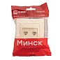 Минск Розетка RJ-45 2-местная СП беж. EKF