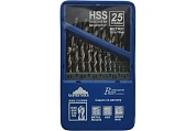 НАБОР СВЕРЛ HSS 25 предметов от 1 до 13 мм (1/ 10),VERTEXTOOLS