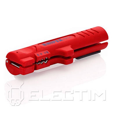 Стриппер для плоского (до 12 мм), круглого и водостойкого монтажного кабелей ( D 4 -  13 мм), L-125 мм (KNIPEX)