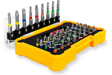 НАБОР БИТ 50 ПРЕДМЕТОВ, АДАПТЕР, S2,VERTEXTOOLS