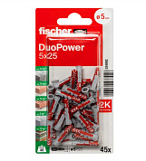 Универсальный дюбель DUOPOWER 5х25 (упак. 45шт) Fischer