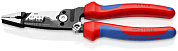 Клещи электромонтажные WireStripper, 7-в-1, защёлка-"собачка", L-200 мм, 2-комп. рукоятки (KNIPEX)