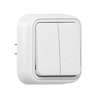 Выкл., 2кл., СП авт. клеммы бел. Бронто EKF