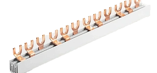 Шина соединительная типа FORK F-3L-210/10, 3Px4, 10 мм2, 63А, L=210мм (NVA),Chint