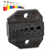 Матрица МПК-02 для обжима втулочных наконечников сечением 0.25-6 мм (КВТ)