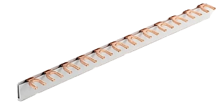 Шина соединительная типа FORK F-1L-210/10, 1Px12, 10 мм2, 63А, L=210мм (NVA),Chint