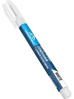 МАРКЕР КРАСКА СТРОИТЕЛЬНЫЙ С ДЛИННЫМ НАКОНЕЧНИКОМ БЕЛЫЙ  (20/ 400), VERTEXTOOLS