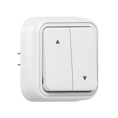 Выключатель, для жалюзи СП, винтовые клеммы белый, Бронто EKF