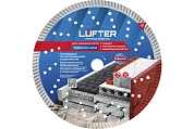 ДИСК АЛМАЗНЫЙ  TURBO LUX LARGE 232мм X 2.5мм Х 12мм  ТРАТУАРНАЯ ПЛИТКА, АРМИРОВАНЫЙ БЕТОН, ВСЕ,LUFTER