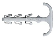 Скоба двухсторонняя нейлоновая для труб и кабелей SF plus ZS 18 (упак. 100шт) Fischer