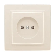 Минск Розетка 1-мест. СП б/з 10 А с защ. штор. бежевый EKF