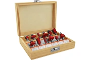 НАБОР ТВЕРДОСПЛАВНЫХ ФРЕЗ ПО ДЕРЕВУ 12 предм. (1/40),VERTEXTOOLS