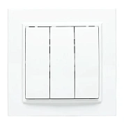 Минск Выключатель 3-кл. СП, 10А, белый EKF