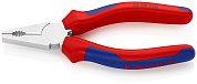 Плоскогубцы комбинированные, L-140 мм, хром., 2-комп. рукоятки (KNIPEX)