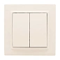 Минск Выключатель 2-кл. СП 10А бежевый EKF
