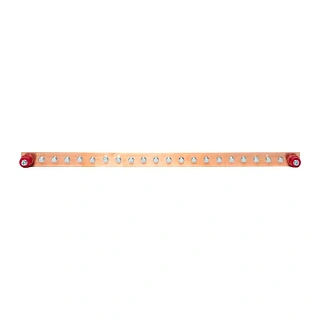 Главная заземляющая шина с изоляторами на 20 подключений ГЗШ-20 Сu EKF