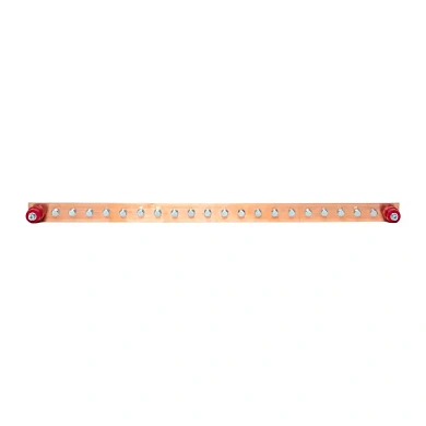 Главная заземляющая шина с изоляторами на 20 подключений ГЗШ-20 Сu EKF