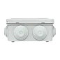 Коробка уравнивания потенциалов КУП-030-031 с крышкой наружная (85х85х40) для прямого монтажа 8 мембранный EKF