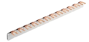 Шина соединительная типа FORK F-1L-210/10, 1Px12, 10 мм2, 63А, L=210мм (NVA),Chint