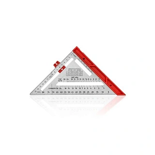 УГОЛЬНИК МНОГОФУНКЦИОНАЛЬНЫЙ VERTEXTOOLS PROFI 6 в 1, INOX+ABS+МАГНИТ, толщина 2,0 мм (1/ 10/ 40)