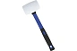 КИЯНКА РЕЗИНОВАЯ 450 г. БЕЛАЯ РЕЗИНА, ФИБЕРГЛАСОВАЯ РУКОЯТКА (1/ 6/ 36),VERTEXTOOLS