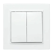 Минск Выключатель 2-кл. СП, 10А, белый EKF