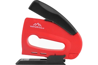 СТЕПЛЕР ДЛЯ СКРЕПЛЕНИЯ VERTEXTOOLS PRO 2в1, АБС-ПЛАСТИК, 6-10 ММ (тип 53) (1/ 6/ 24)